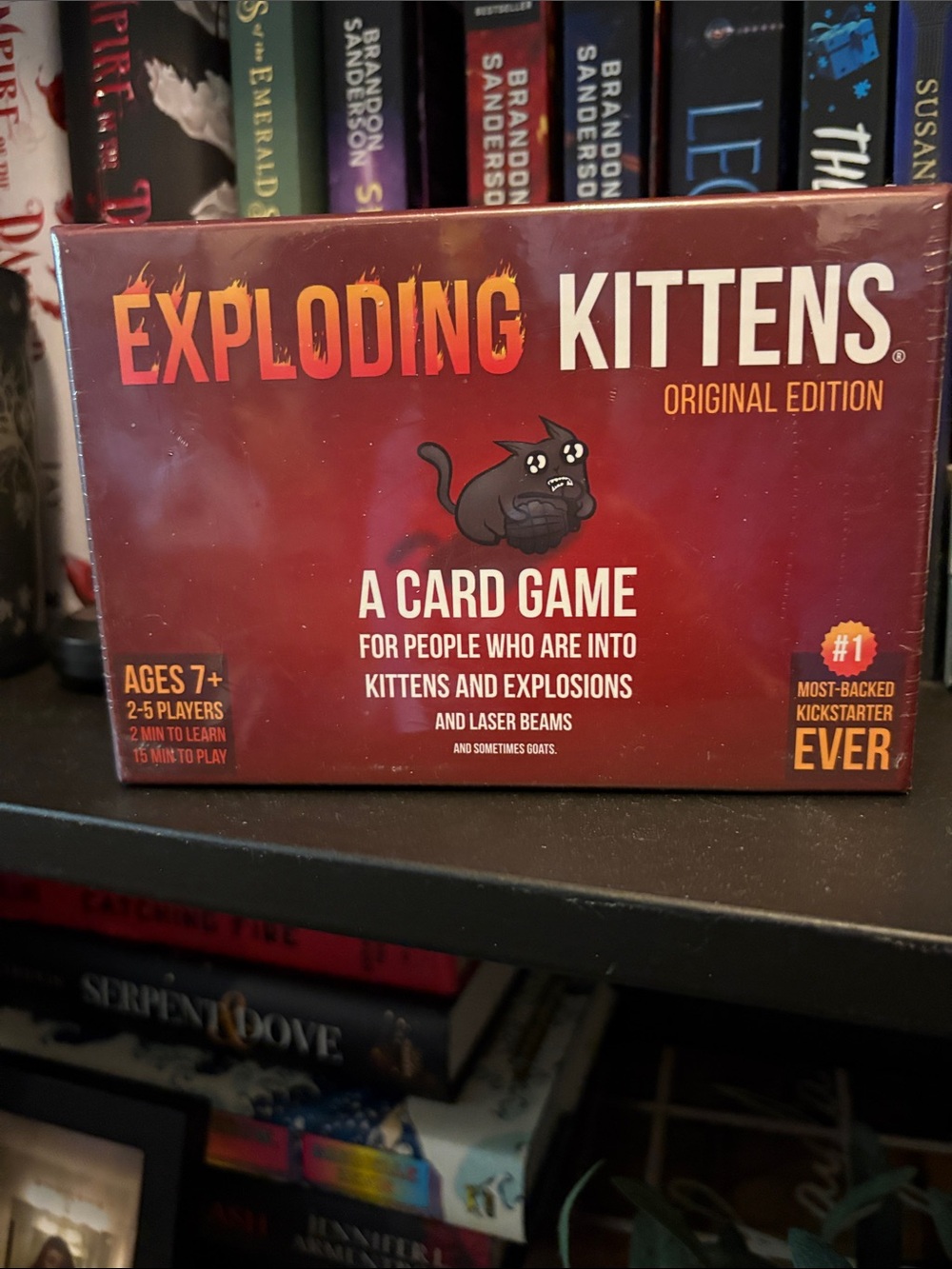 Exploding Kittens Original Edition Card Game - Red